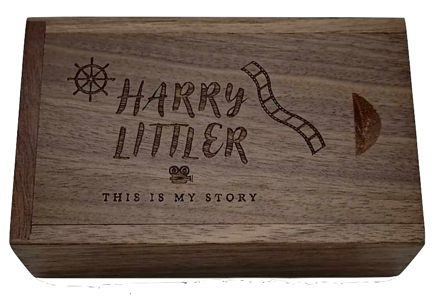 Mini Wooden Keepsake box and USB